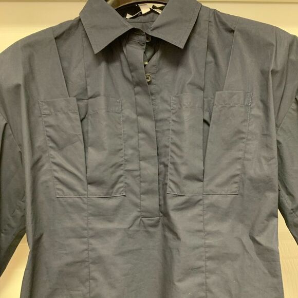 Derek Lam 10 Crosby Corset Back Collared Shirt sz 2 NWT - Picture 5 of 6